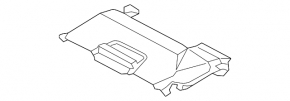 Крышка корпуса АКБ задняя Lincoln MKC 15-19