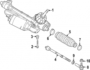 Рулевой наконечник левый Volkswagen ID.4 21-26