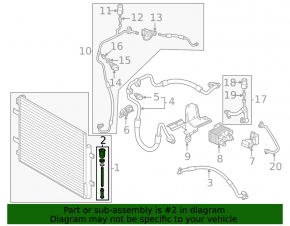 Dezumidificator de aer condiționat Volkswagen ID.4 21-23