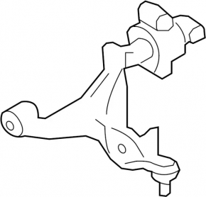 Braț de control inferior, față dreapta, Infiniti QX50 14-17 AWD