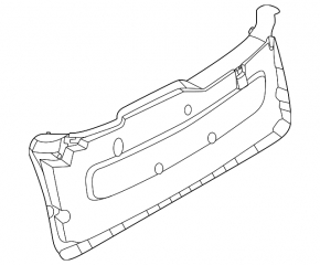 Ornamente portbagaj inferioare Nissan Ariya 23-25 Negru