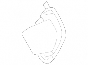 Накладка заднего бампера нижняя левая Mercedes W167 GLE 350 450 20-26