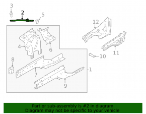 Bara de suspensie stânga față pentru Land Rover Range Rover Velar 18-23
