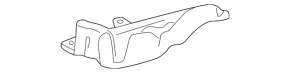 Защита задняя бампера правая Lexus RX300 RX330 RX350 RX400H 04-09
