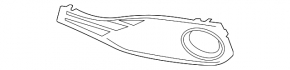 Cadru grila PTF, dreapta BMW 4 F32/33/36 14-20 Base, inchis