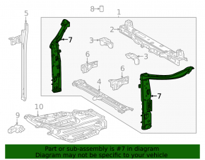 Окуляр левый Toyota Sienna 21-26