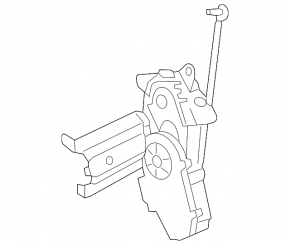 Привод двери багажника Mitsubishi Outlander 14-21