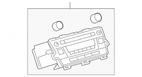 Головное устройство Toyota Prius 30 10-11 дорест, JBL, царапины