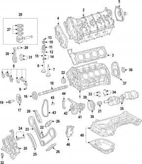 Крышка клапанная правая Mercedes W221 S500 S550 M273 5.5