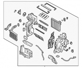 Печка в сборе Kia Sorento 16-19 auto