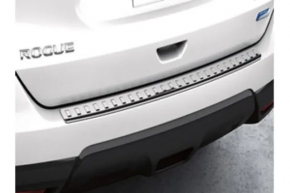 Накладка заднего бампера Nissan Rogue 14-17 хром