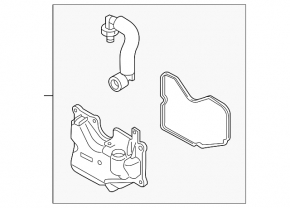 Маслоотделитель Ford Focus mk3 11-18 2.0