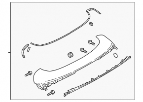 Mazda CX-5 22-25 Spoiler usi portbagaj