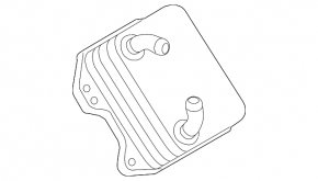 Răcitor ulei motor pentru VW Passat b7 12-15 SUA 3.6