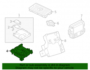 Кронштейн Telematics Control Module Audi Q8 19-26