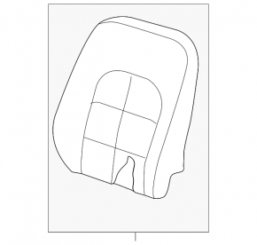 Пассажирское сидение Infiniti QX30 17-19 без airbag, кожа черн