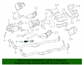 Кронштейн глушителя передний Mercedes C-class W205 15-18 на глушитель