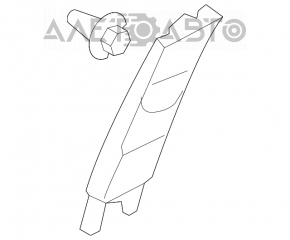 Capacul stâlpului central, centura superioară dreapta pentru Honda Civic 4d 06-09