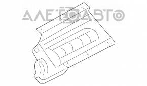 Airbag-ul pasagerului din bordul Nissan Murano z50 03-08 cu capac, negru, zgârieturi.