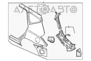 Aripa spate dreapta Nissan Murano z50 03-08.