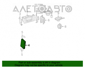 Modul de control al tunerului radio Toyota Avalon 05-12