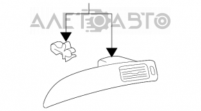 Conducta de aerisire dreapta Toyota Solara 2.4 04-08