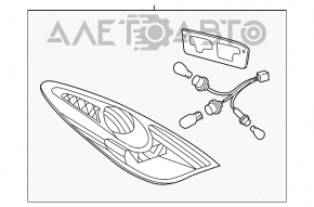 Lampa stânga față Toyota Solara 04-06