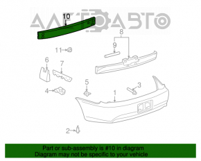 Amplificatorul pentru bara spate Toyota Solara 04-08