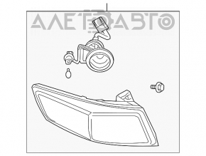 Lampa exterioară aripă dreaptă Infiniti FX35 FX45 03-06 pre-restilizare SUA