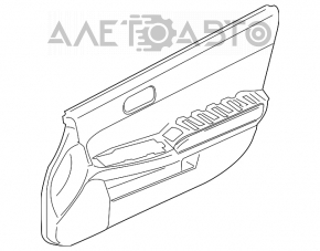 Capacul ușii, cartela frontală stânga Mitsubishi Galant 04-12