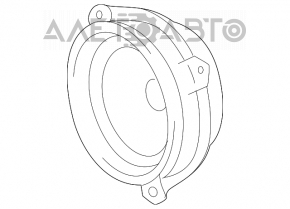 Difuzor spate stânga jbl Toyota Prius 20 04-09