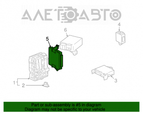 Calculator, control sursă de alimentare Toyota Prius 20 04-09