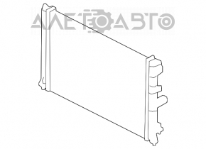 Radiator de răcire apă Mazda6 09-13 2.5 nou neoriginal NISSENS