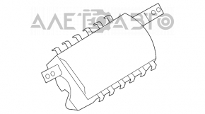 Airbag-ul pasagerului din bordul Mazda6 09-13.