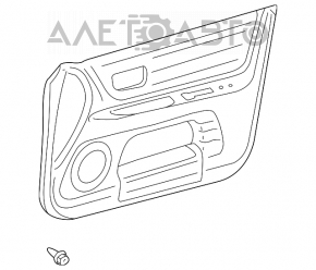Обшивка двери карточка передняя правая Lexus IS200 IS300 99-05