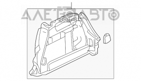 Capacul arcului drept Mazda3 03-08 HB