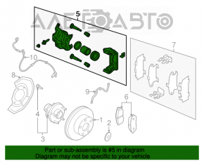 Suportul frontal stânga Nissan Murano z50 03-08