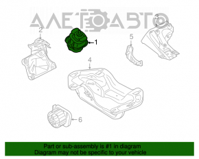 Подушка двигателя правая BMW X5 E70 07-13 3.0