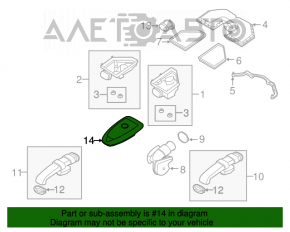 Capacul motorului central BMW X5 E70 07-13 4.8 N62