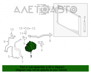 Компрессор кондиционера BMW X5 E70 07-13 4.8