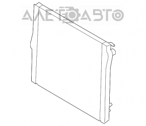 Радиатор охлаждения вода BMW X5 E70 07-13 3.0 новый неоригинал AND