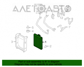 Radiatorul de răcire a direcției asistate pentru BMW X5 E70 07-13 3.0