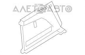 Decorat arc dreapta spate BMW X5 E70 07-13 negru nou original OEM