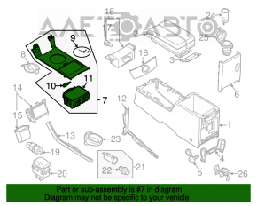 Накладка шифтера КПП Infiniti FX35 FX45 03-08 рест