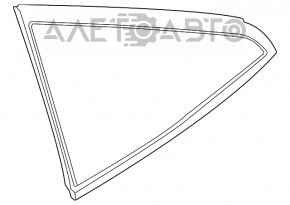 Geamul surd din spate, dreapta, pentru Infiniti FX35 FX45 03-08.