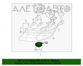 Блок розжига левый Infiniti FX35 FX45 03-08