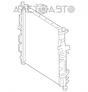 Radiator de răcire apă Mercedes W164 ML X164 GL W251 R M272 M273 nou aftermarket SIGNEDA