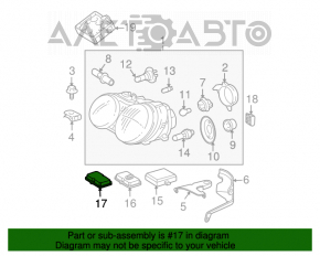 Блок управления розжигом Mercedes W164 ML