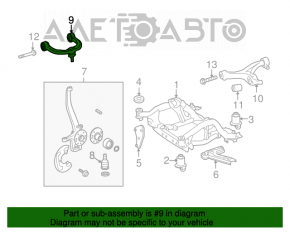 Maneta superioară frontală stângă Mercedes W164 ML X164 GL W251 R