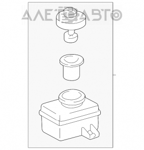 Бачок ГТЦ Lexus RX300 98-03